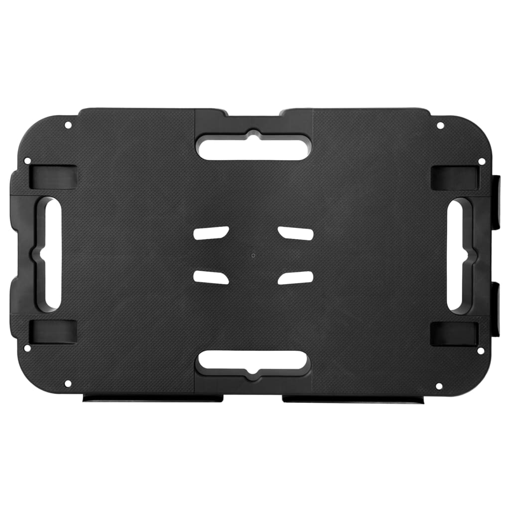 Transportroller 3 Stk. Schwarz Polypropylen 300 kg