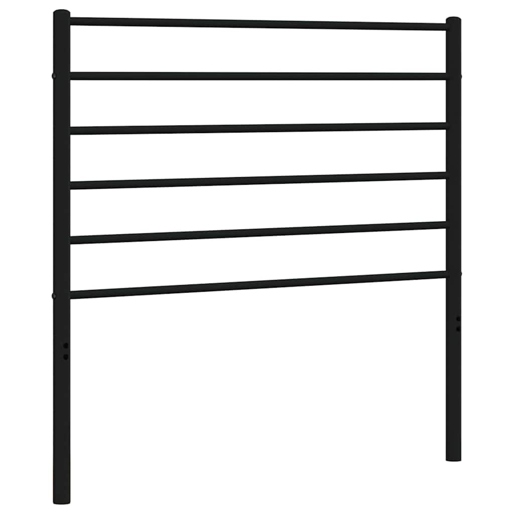 Ersatz-Kopfteil Metall Schwarz 107 cm
