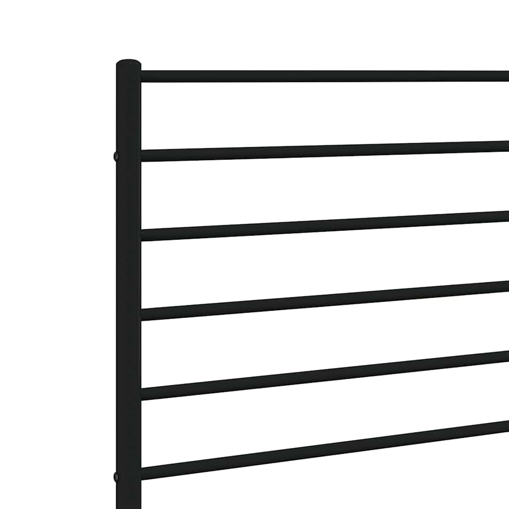Ersatz-Kopfteil Metall Schwarz 107 cm