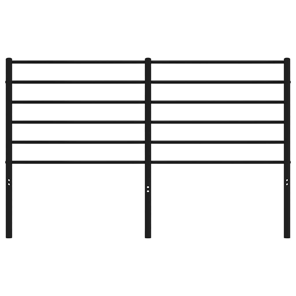 Ersatz-Kopfteil Metall Schwarz 135 cm