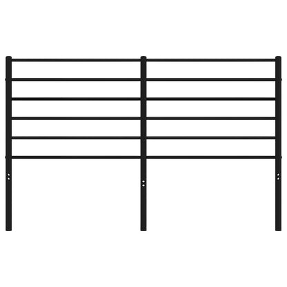 Ersatz-Kopfteil Metall Schwarz 135 cm