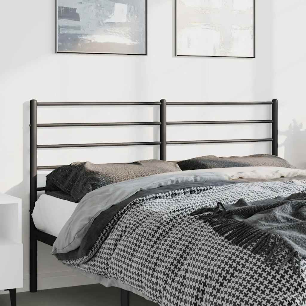 Ersatz-Kopfteil Metall Schwarz 135 cm