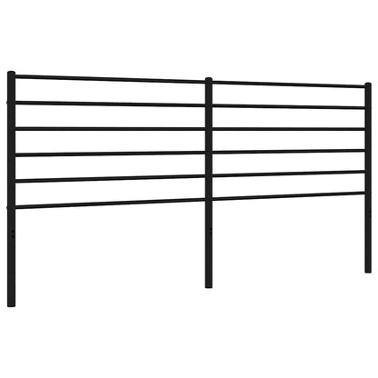 Ersatz-Kopfteil Metall Schwarz 180 cm