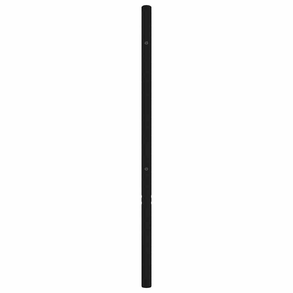 Ersatz-Kopfteil Metall Schwarz 180 cm