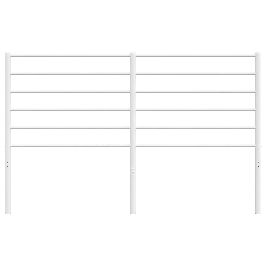 Ersatz-Kopfteil Metall Weiß 160 cm