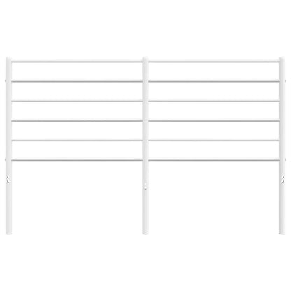 Ersatz-Kopfteil Metall Weiß 160 cm