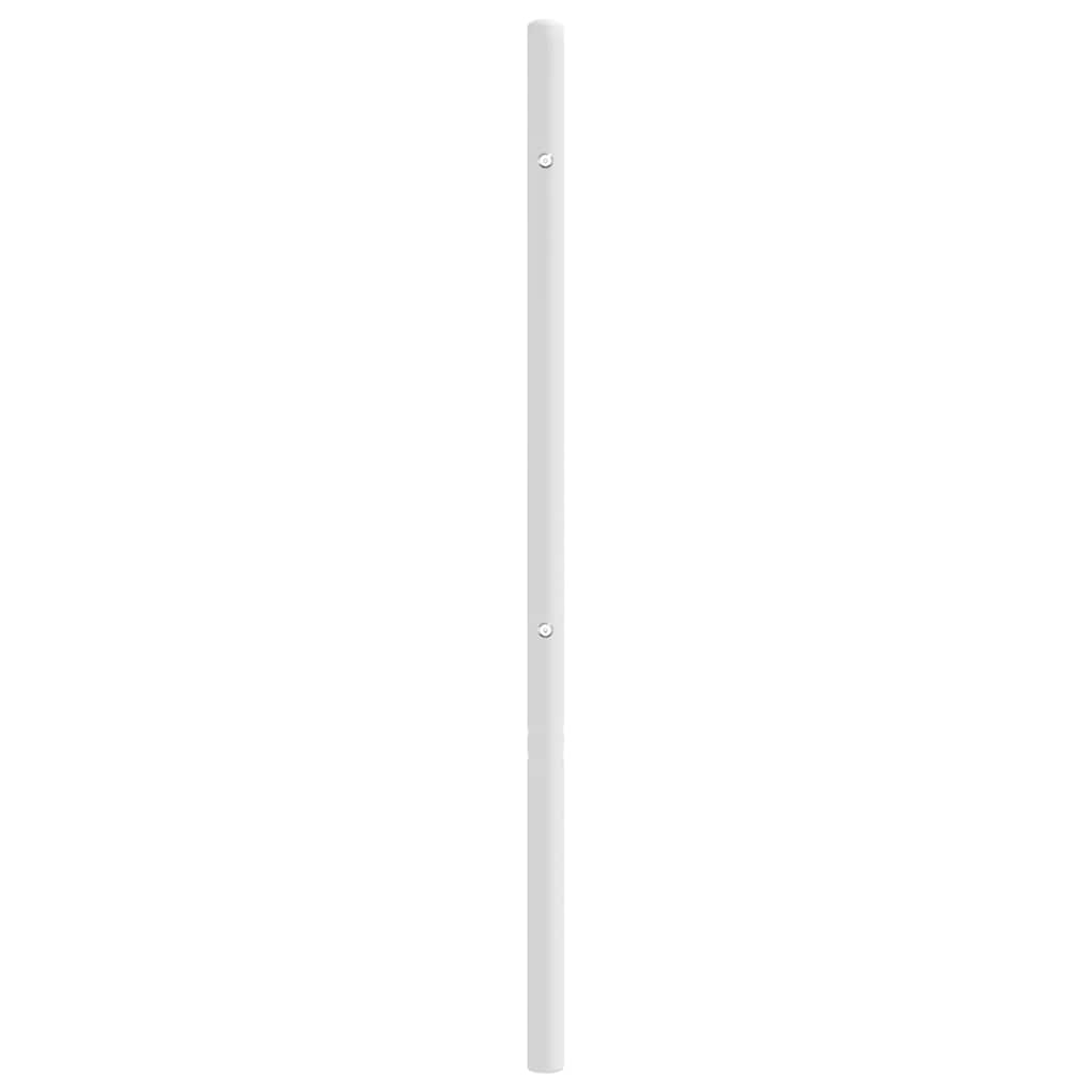 Ersatz-Kopfteil Metall Weiß 193 cm