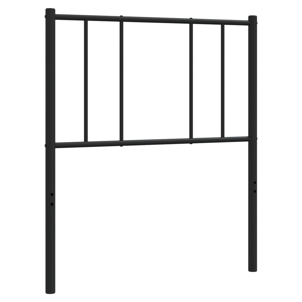 Ersatz-Kopfteil Metall Schwarz 80 cm