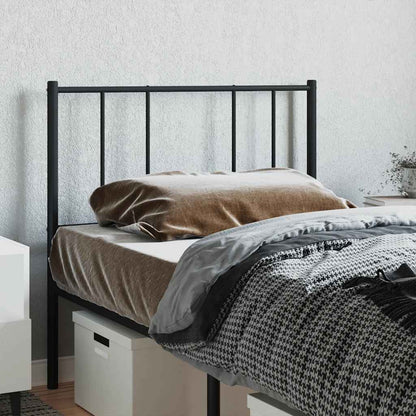 Ersatz-Kopfteil Metall Schwarz 90 cm