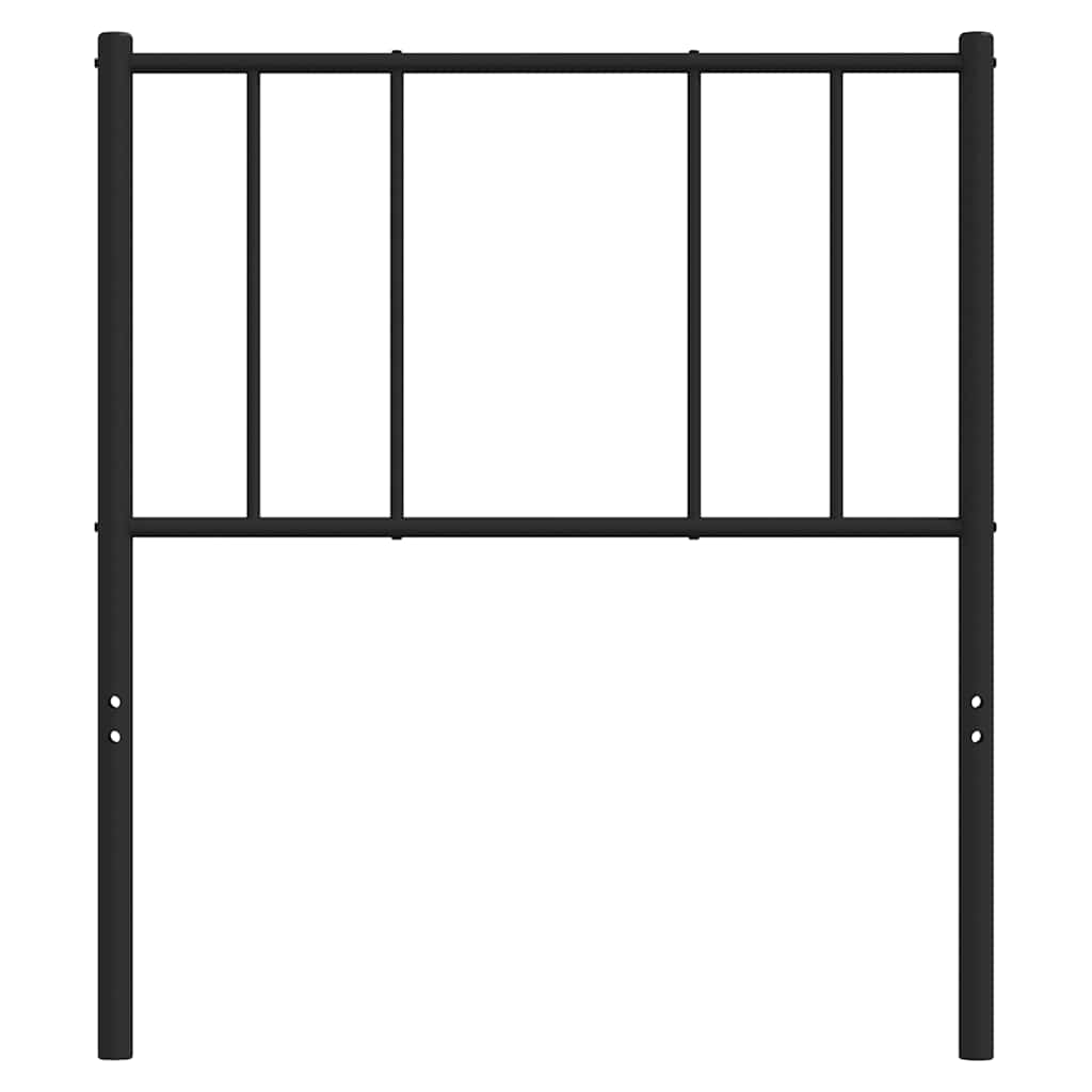 Ersatz-Kopfteil Metall Schwarz 90 cm