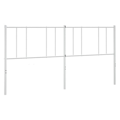 Ersatz-Kopfteil Metall Weiß 180 cm