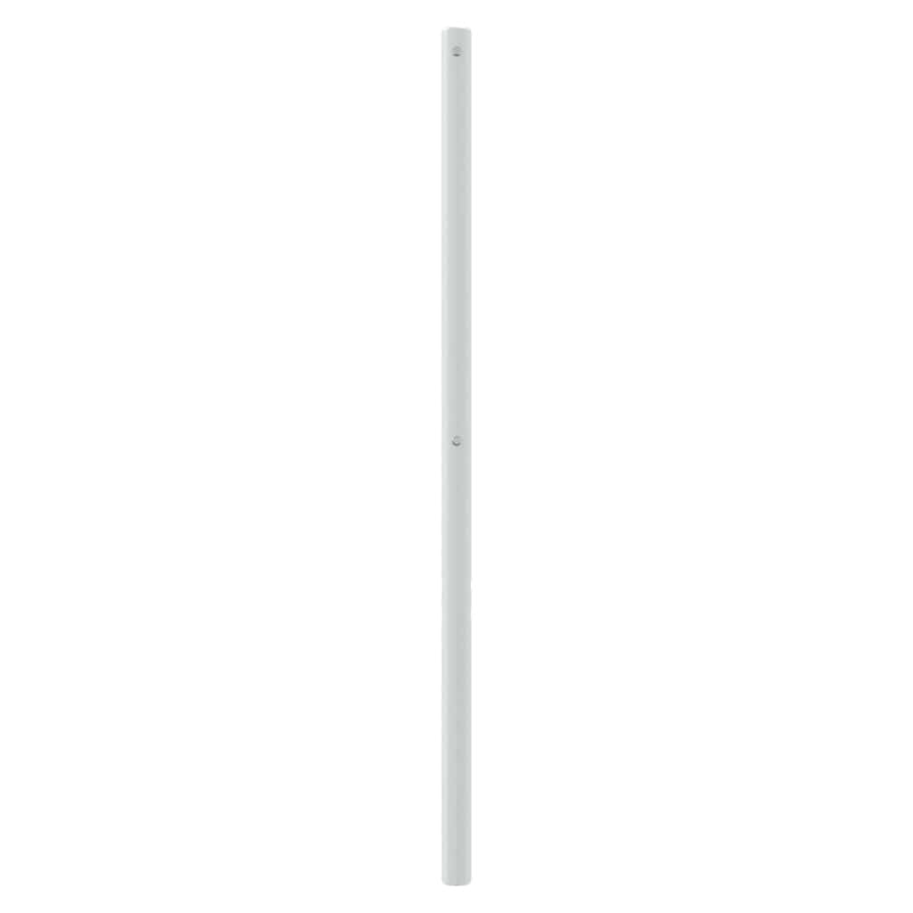 Ersatz-Kopfteil Metall Weiß 180 cm