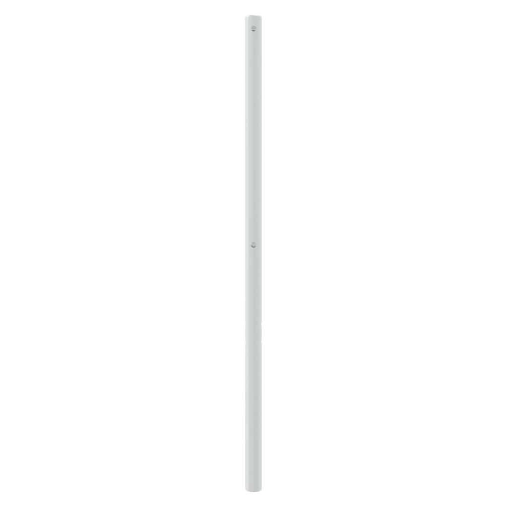 Ersatz-Kopfteil Metall Weiß 193 cm