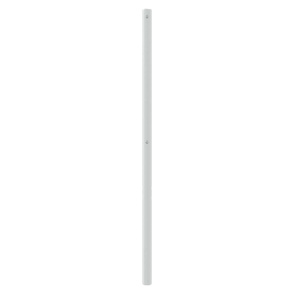 Ersatz-Kopfteil Metall Weiß 200 cm