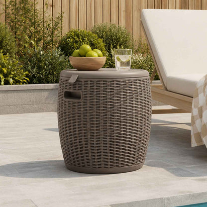 4-in-1 Gartenbox Hellbraun Polypropylen