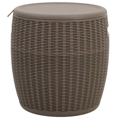 4-in-1 Gartenbox Hellbraun Polypropylen