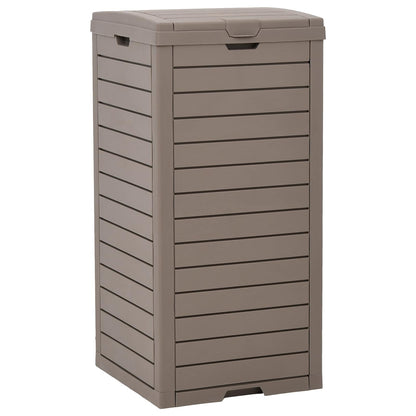 Outdoor-Mülltonne Hellbraun 41x41x86 cm Polypropylen