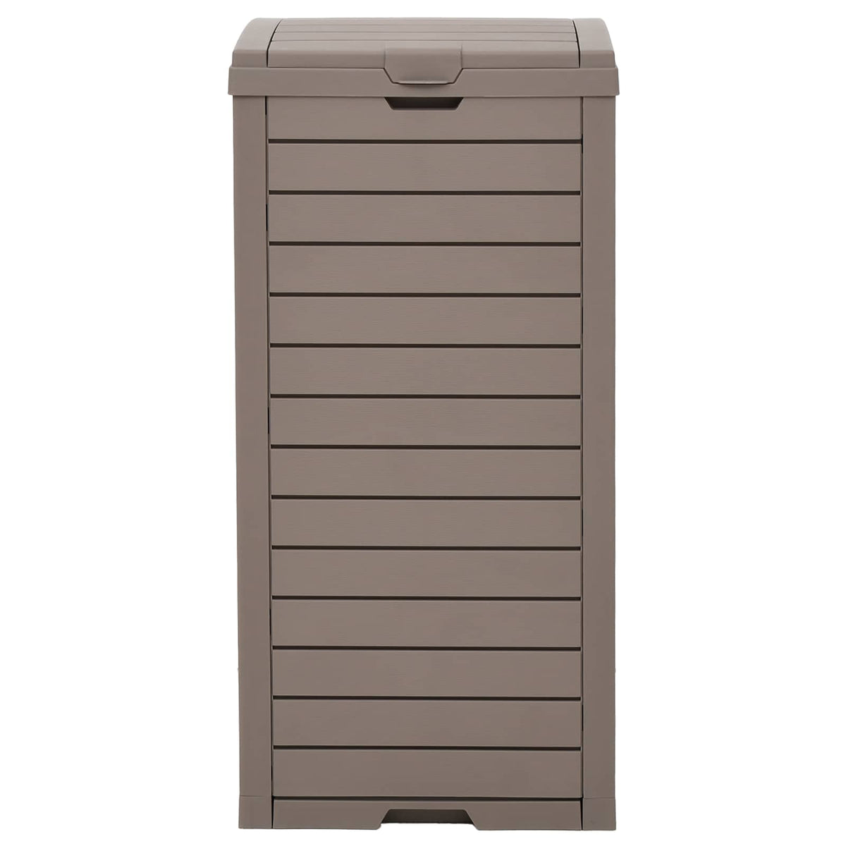 Outdoor-Mülltonne Hellbraun 41x41x86 cm Polypropylen