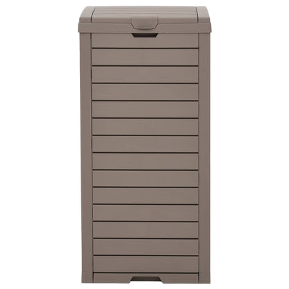 Outdoor-Mülltonne Hellbraun 41x41x86 cm Polypropylen