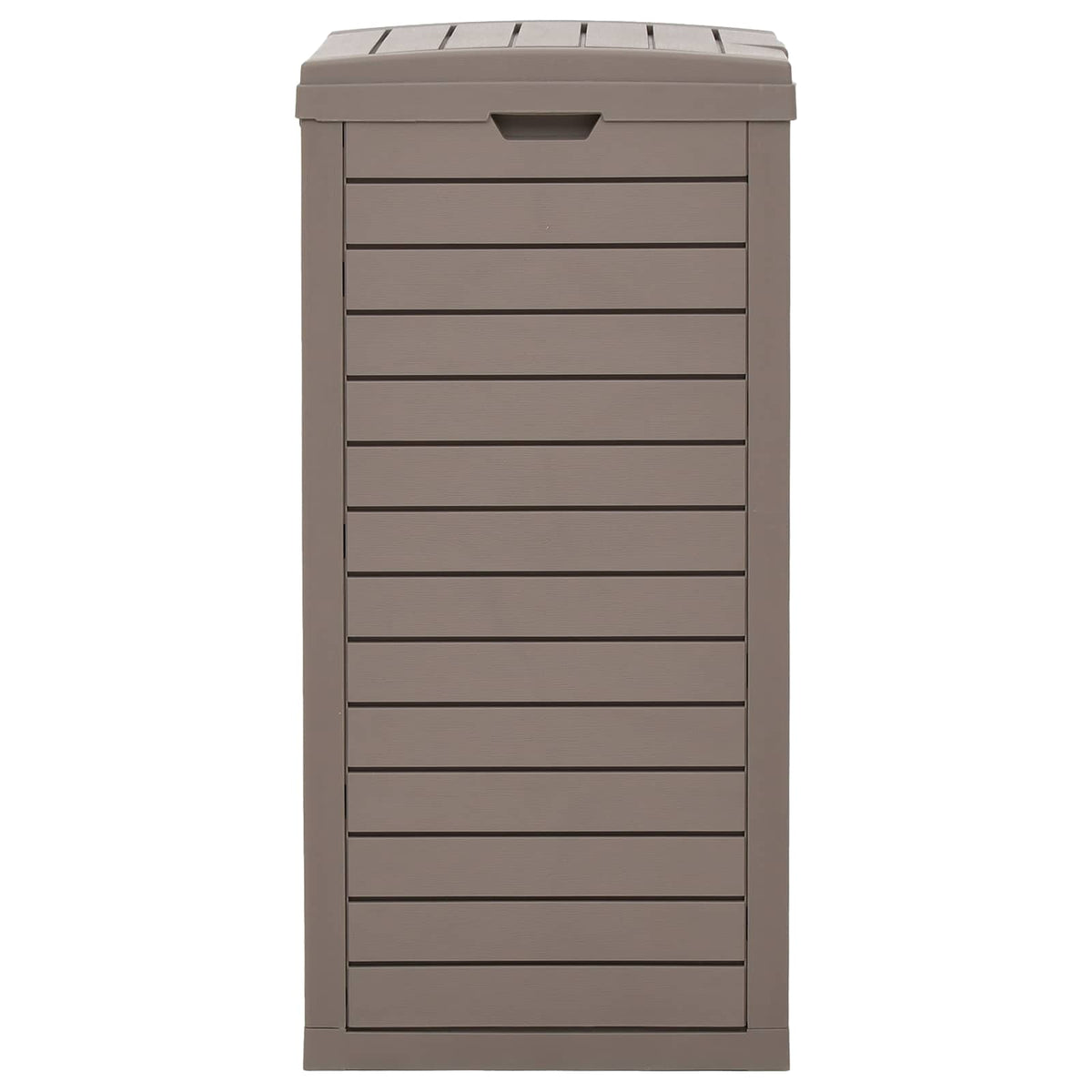 Outdoor-Mülltonne Hellbraun 41x41x86 cm Polypropylen