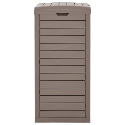 Outdoor-Mülltonne Hellbraun 41x41x86 cm Polypropylen