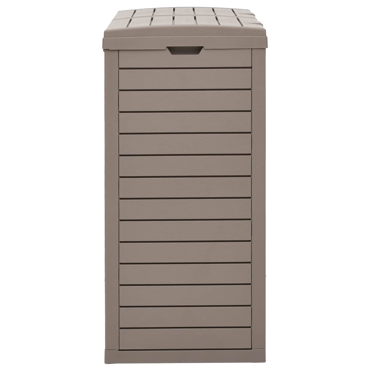Outdoor-Mülltonne Hellbraun 78x41x86 cm Polypropylen