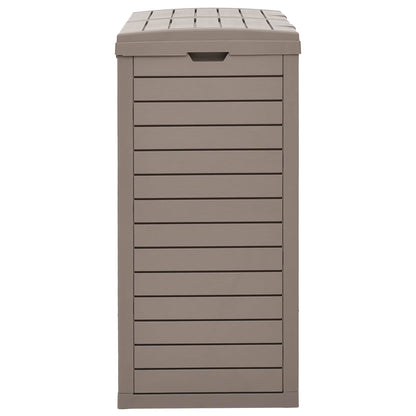 Outdoor-Mülltonne Hellbraun 78x41x86 cm Polypropylen