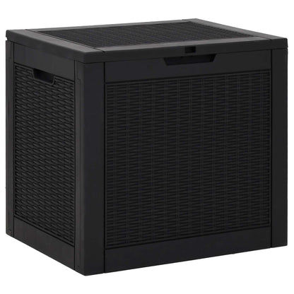 Gartenbox Schwarz 55,5x43x53 cm Polypropylen