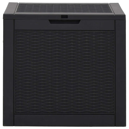 Gartenbox Schwarz 55,5x43x53 cm Polypropylen