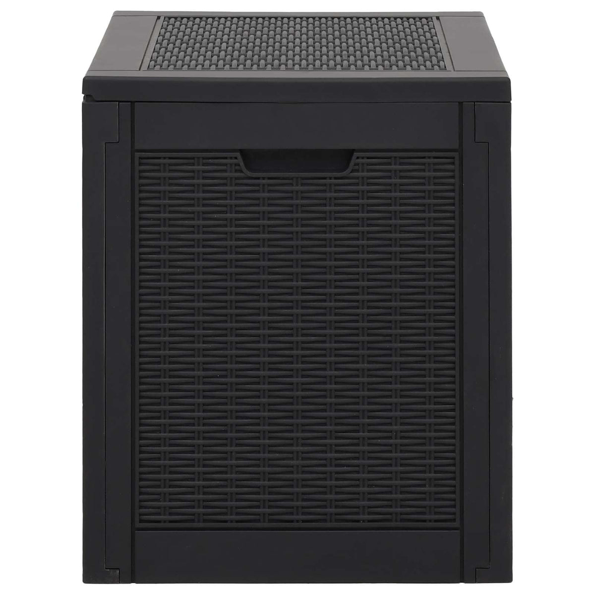 Gartenbox Schwarz 55,5x43x53 cm Polypropylen