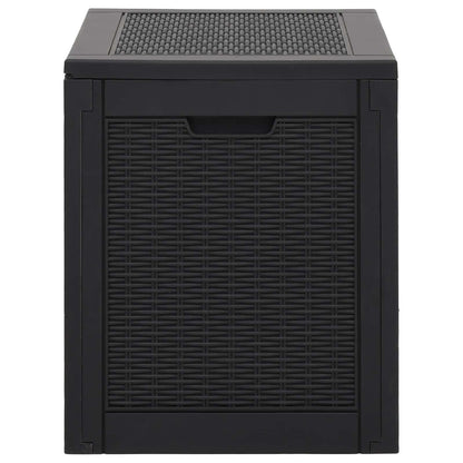 Gartenbox Schwarz 55,5x43x53 cm Polypropylen