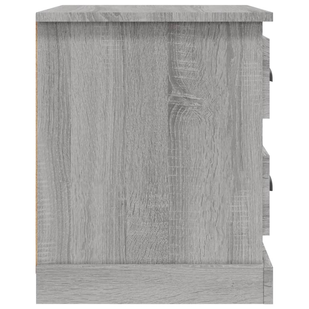 Table de chevet grise Sonoma 39x39x47,5 cm en bois