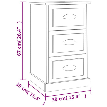 Nachttisch Sonoma-Eiche 39x39x67 cm Holzwerkstoff