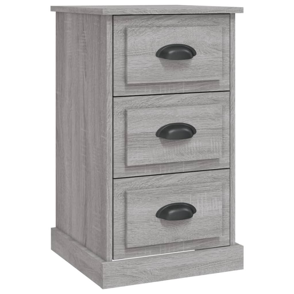 Nachttisch Grau Sonoma 39x39x67 cm Holzwerkstoff