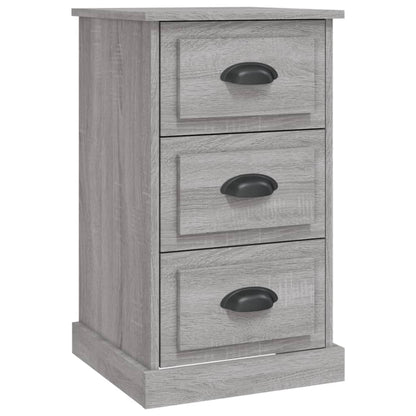 Nachttisch Grau Sonoma 39x39x67 cm Holzwerkstoff