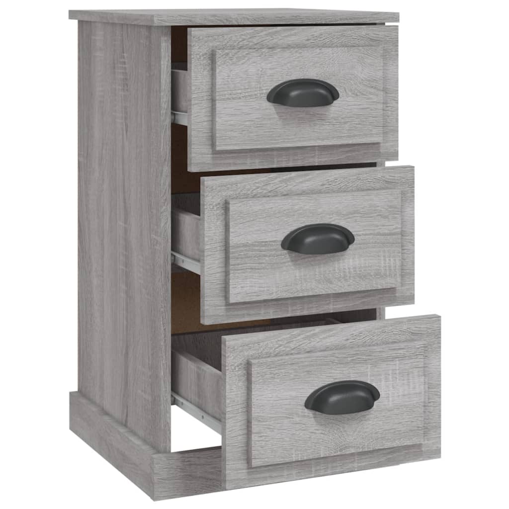 Nachttisch Grau Sonoma 39x39x67 cm Holzwerkstoff