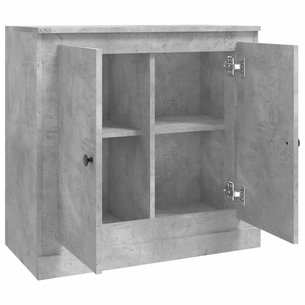 Sideboard Betongrau 70x35,5x67,5 cm Holzwerkstoff