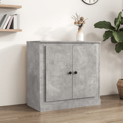 Sideboard Betongrau 70x35,5x67,5 cm Holzwerkstoff