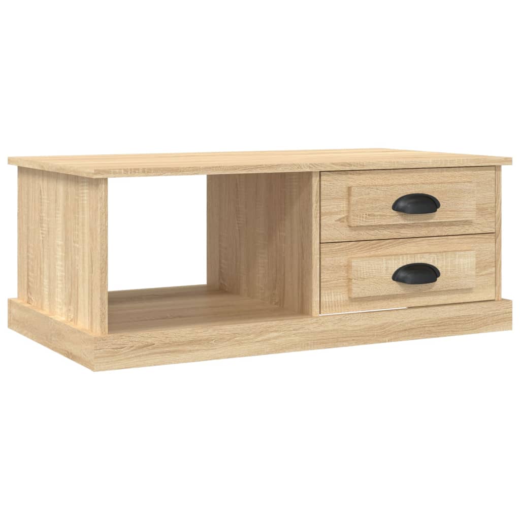 Table basse en chêne Sonoma 90x50x35 cm matériau bois