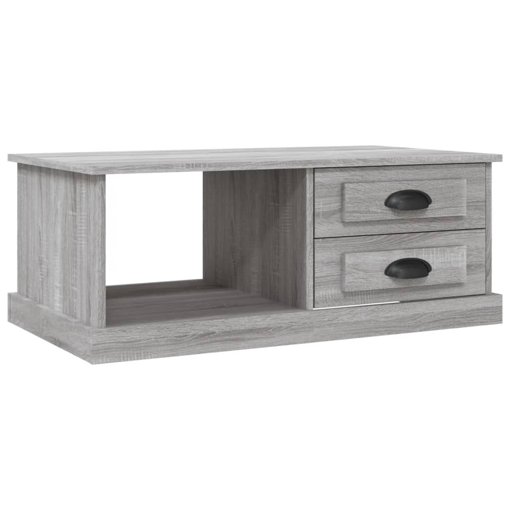 Couchtisch Grau Sonoma 90x50x35 cm Holzwerkstoff