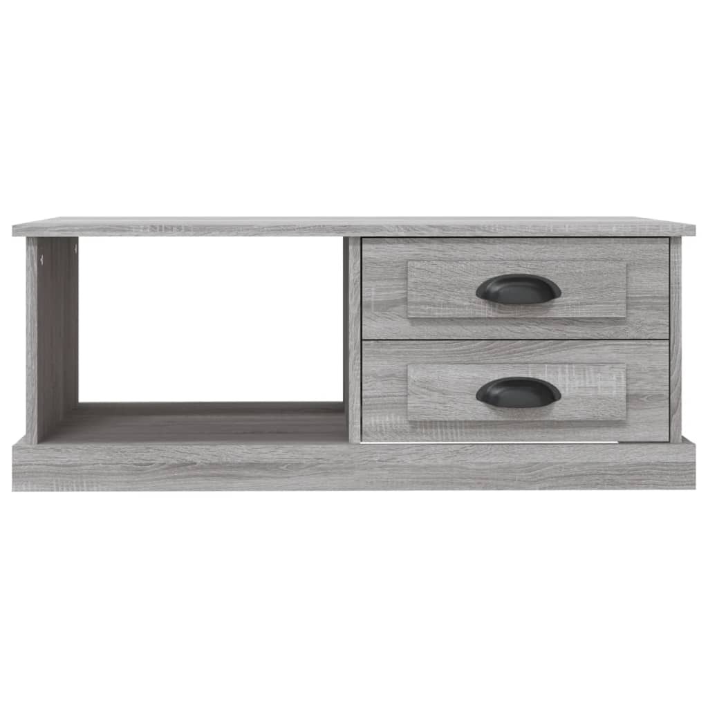 Couchtisch Grau Sonoma 90x50x35 cm Holzwerkstoff
