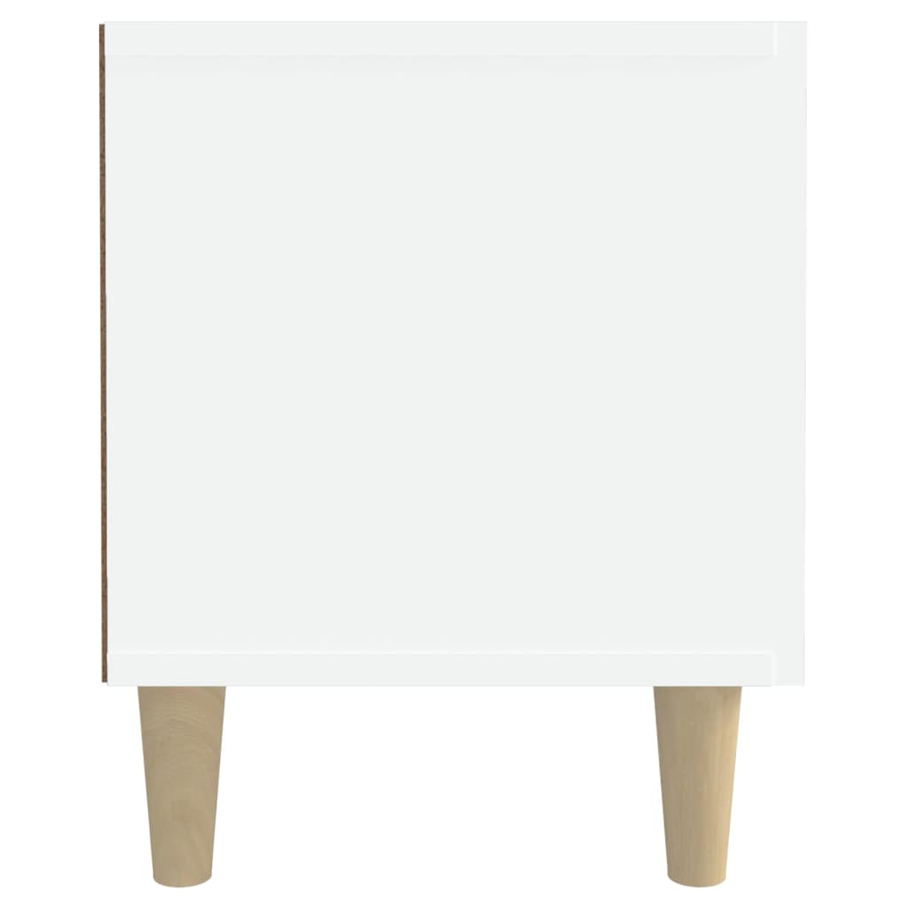 Meuble TV blanc 180x31,5x40 cm en bois