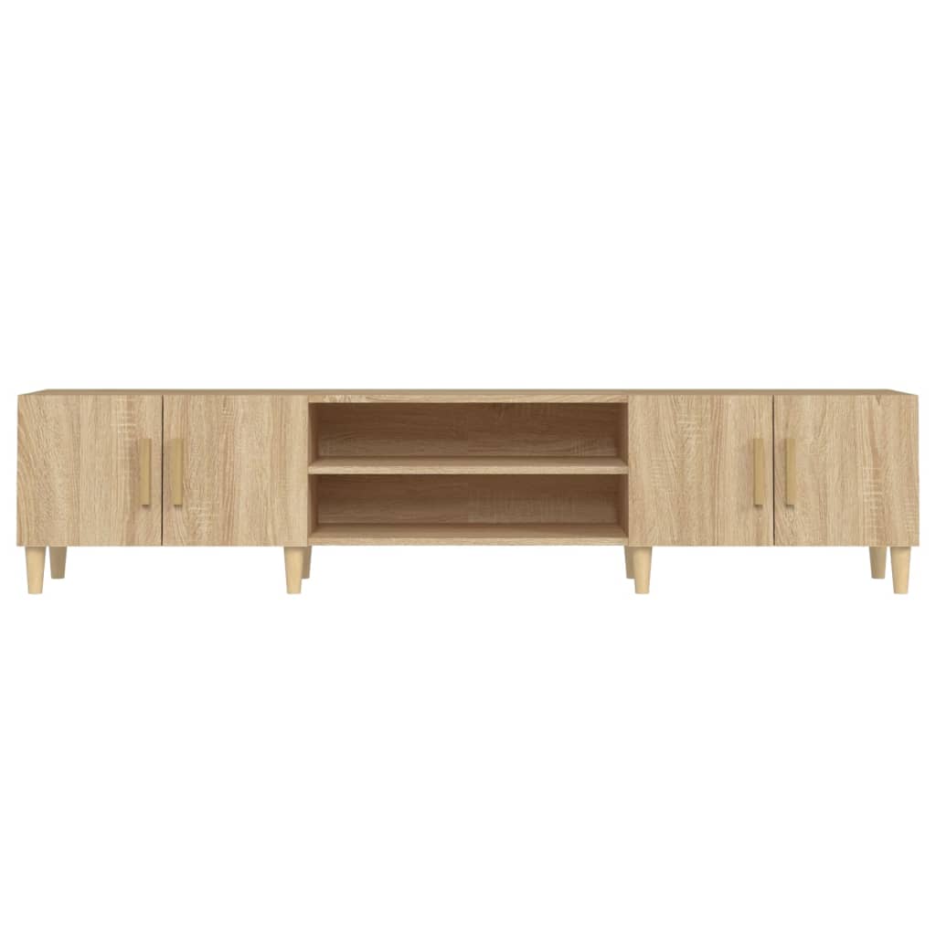Meuble TV chêne Sonoma 180x31,5x40 cm matériau bois