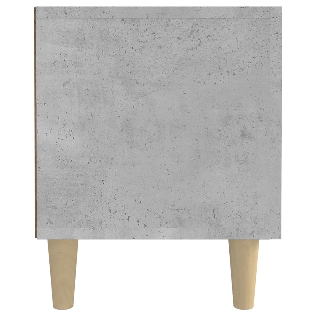 Meuble TV gris béton 180x31,5x40 cm en bois