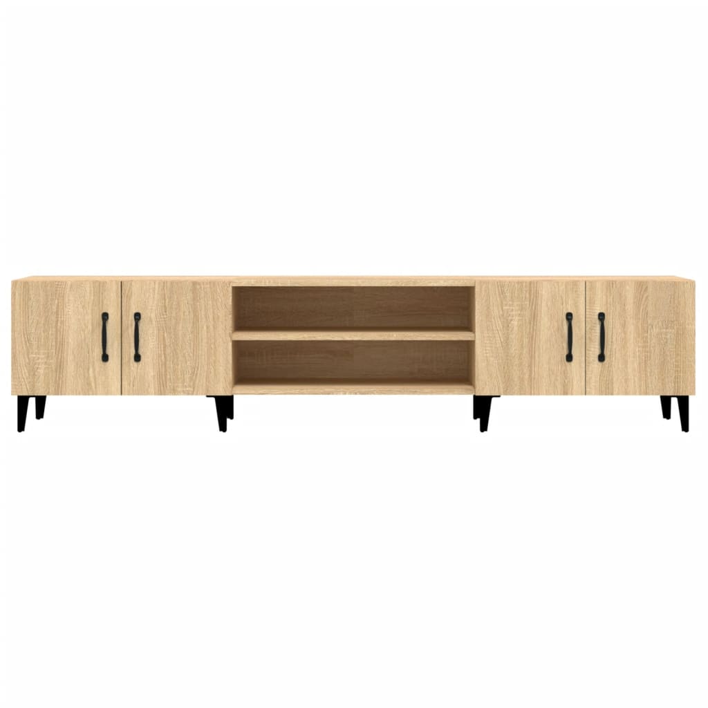 Meuble TV chêne Sonoma 180x31,5x40 cm matériau bois