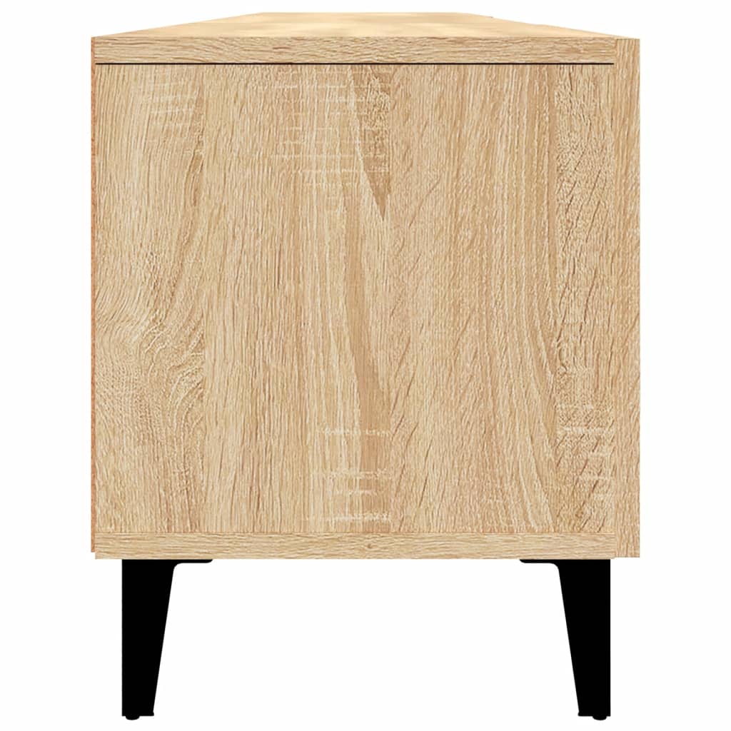 Meuble TV chêne Sonoma 180x31,5x40 cm matériau bois