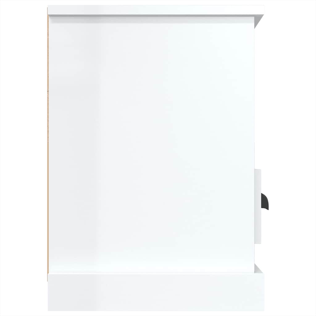 TV-Schrank Hochglanz-Weiß 100x35x50 cm Holzwerkstoff