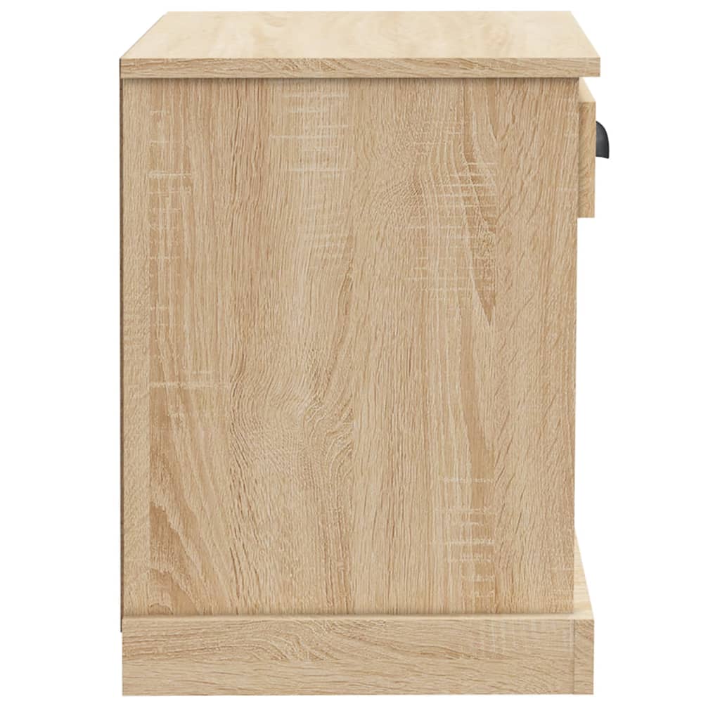 Tables de chevet 2 pcs. Chêne Sonoma 43x36x50 cm