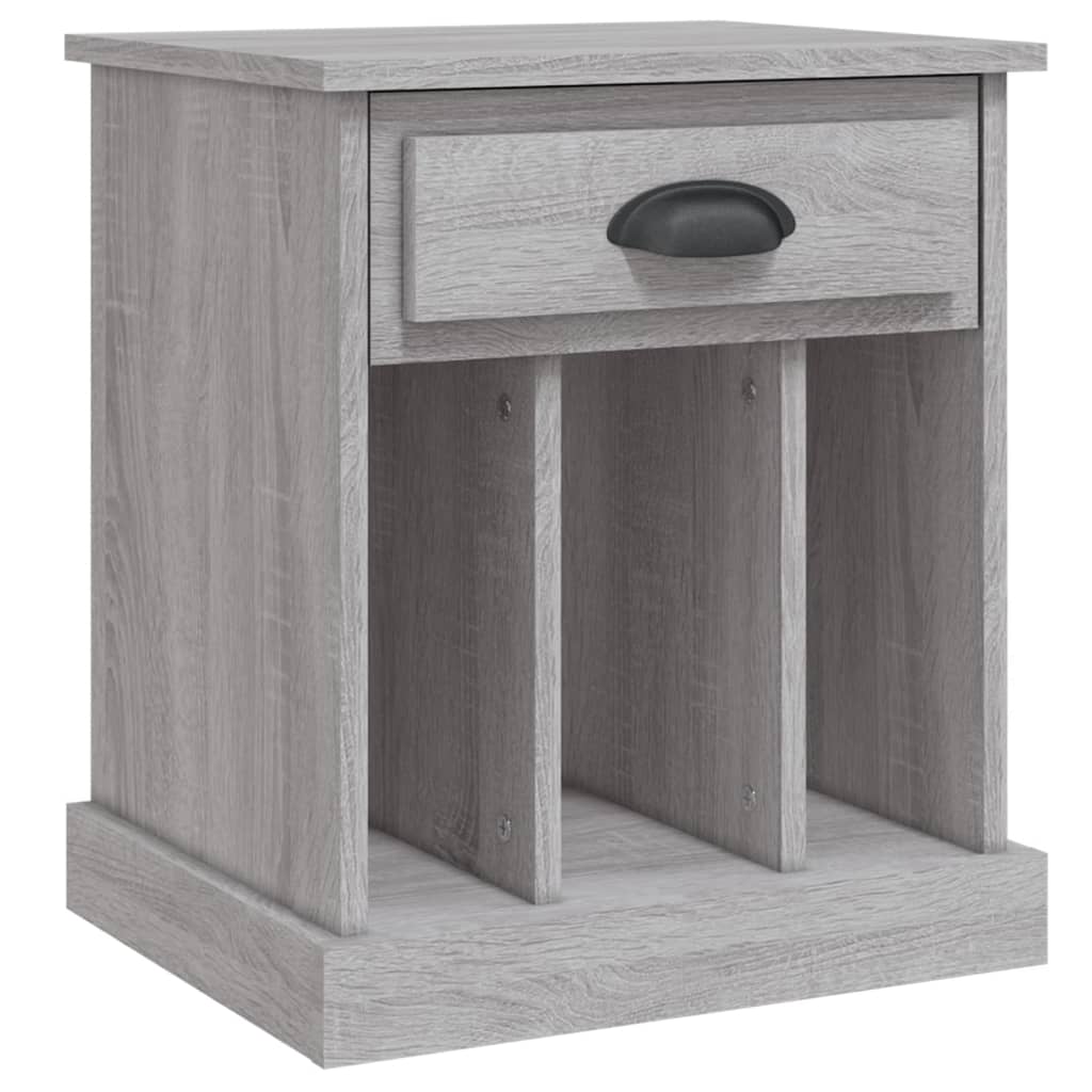 Table de chevet grise Sonoma 43x36x50 cm