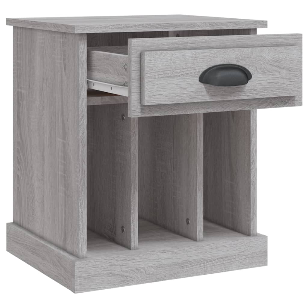 Table de chevet grise Sonoma 43x36x50 cm